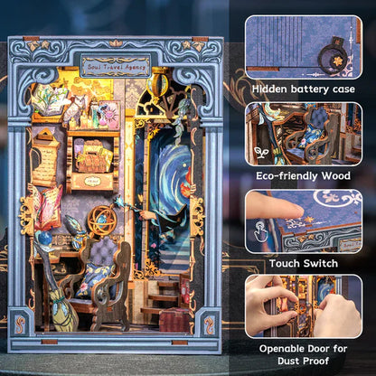 Soul Travel Agency– DIY Bookstore Miniature Kit for your Bookshelf