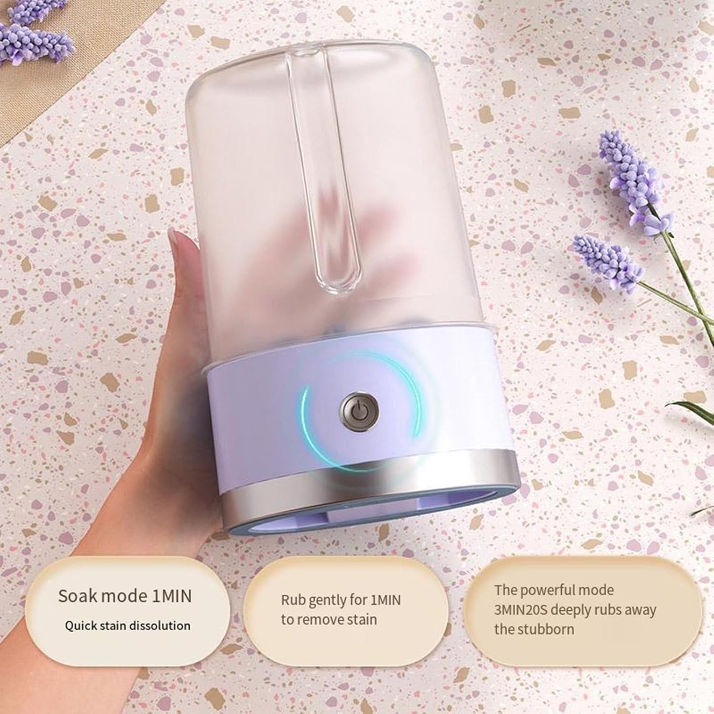 Mini Whirl Portable Washing Machine | Cordless & Rechargeable