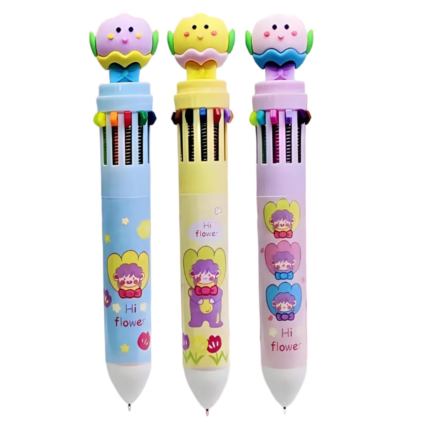 Petal Pops Multicolor 10 in 1 Pen | 0.5 mm