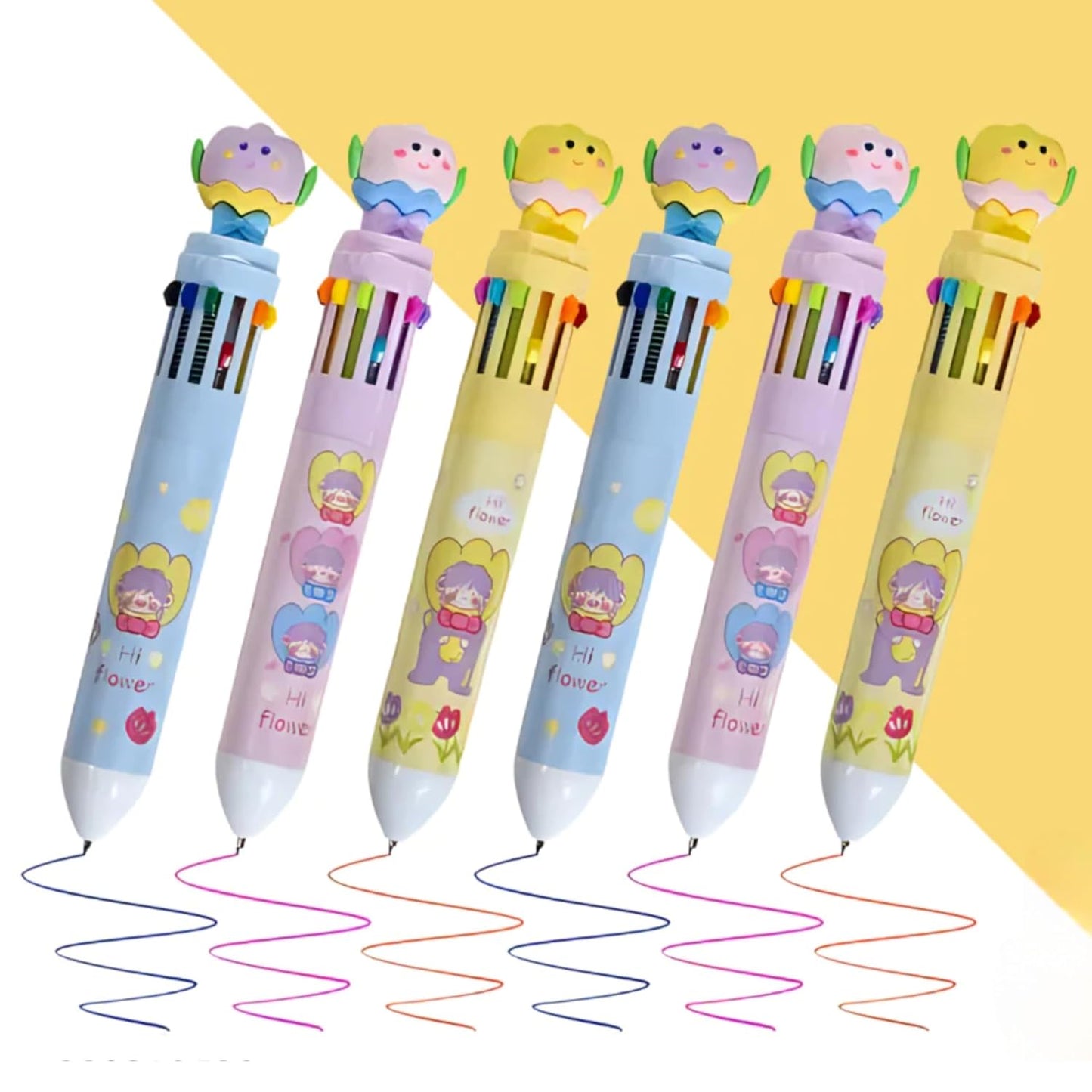 Petal Pops Multicolor 10 in 1 Pen | 0.5 mm