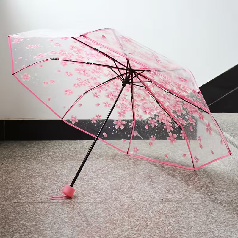 Sakura Skies Clear Umbrella