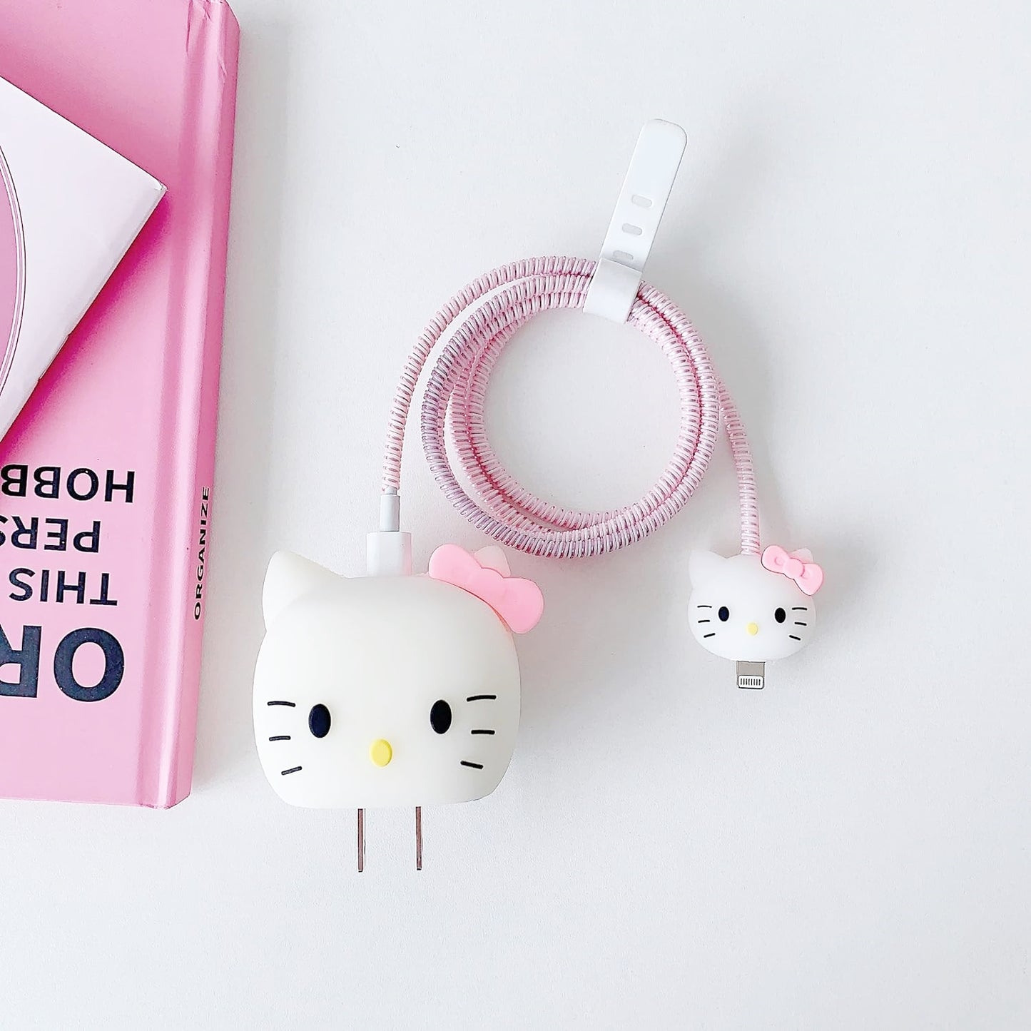 Hello Kitty Charge Buddy iPhone charger 3D protector | Compatible with 20W USB-C Adapter Charger