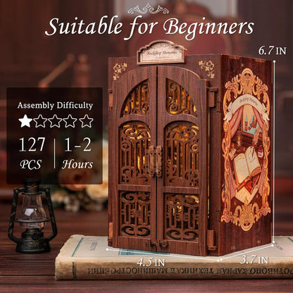 Bookshop Memories – DIY Bookstore Miniature Kit for your Bookshelf