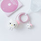 Hello Kitty Charge Buddy iPhone charger 3D protector | Compatible with 20W USB-C Adapter Charger