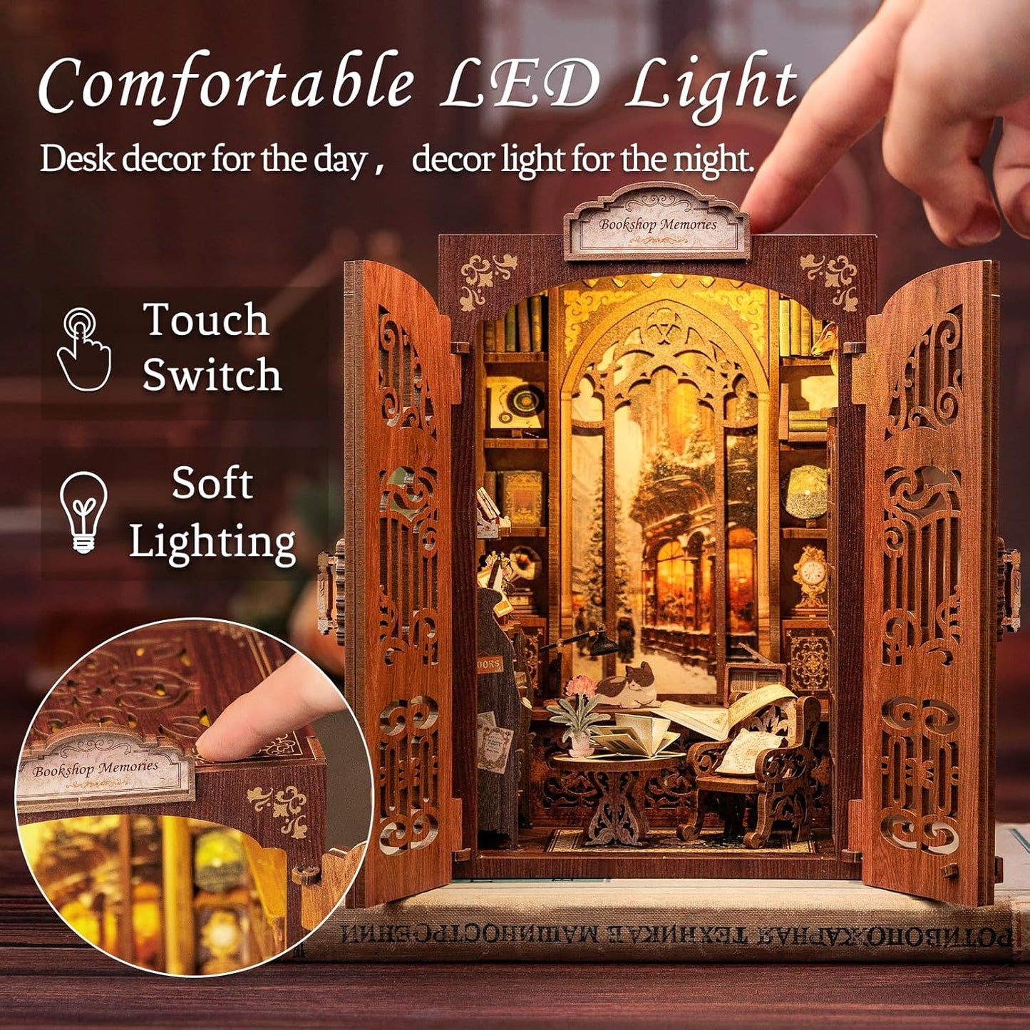 Bookshop Memories – DIY Bookstore Miniature Kit for your Bookshelf