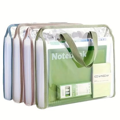 Earth Tone 13 Layer Portable Document Folder Bag