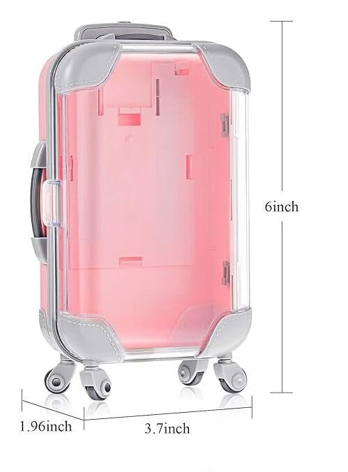 Chic Mini Trolley Suitcase for storage | 3 colors available