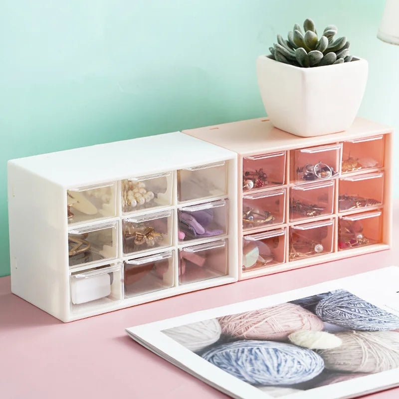 9 Grid Mini Acrylic Drawer Organizer - Supple Room