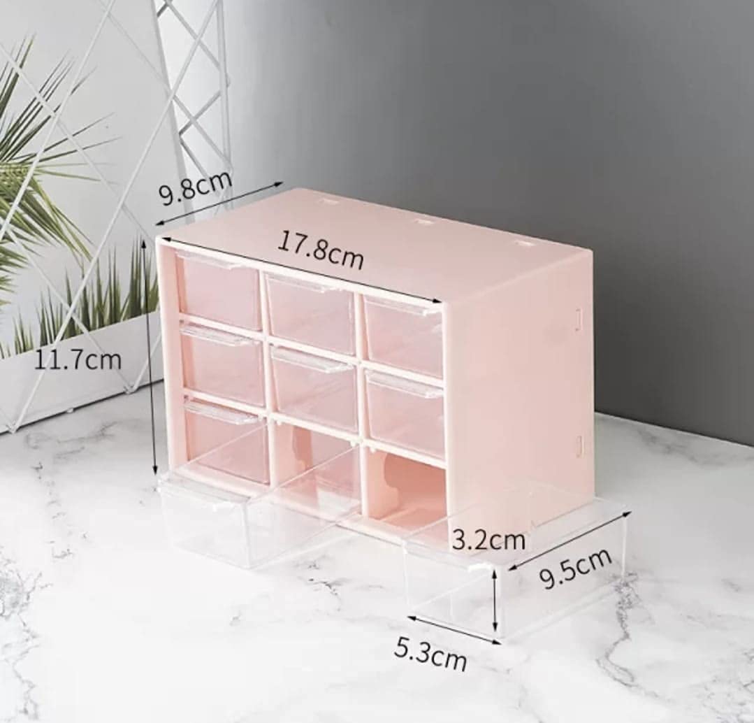 9 Grid Mini Acrylic Drawer Organizer - Supple Room