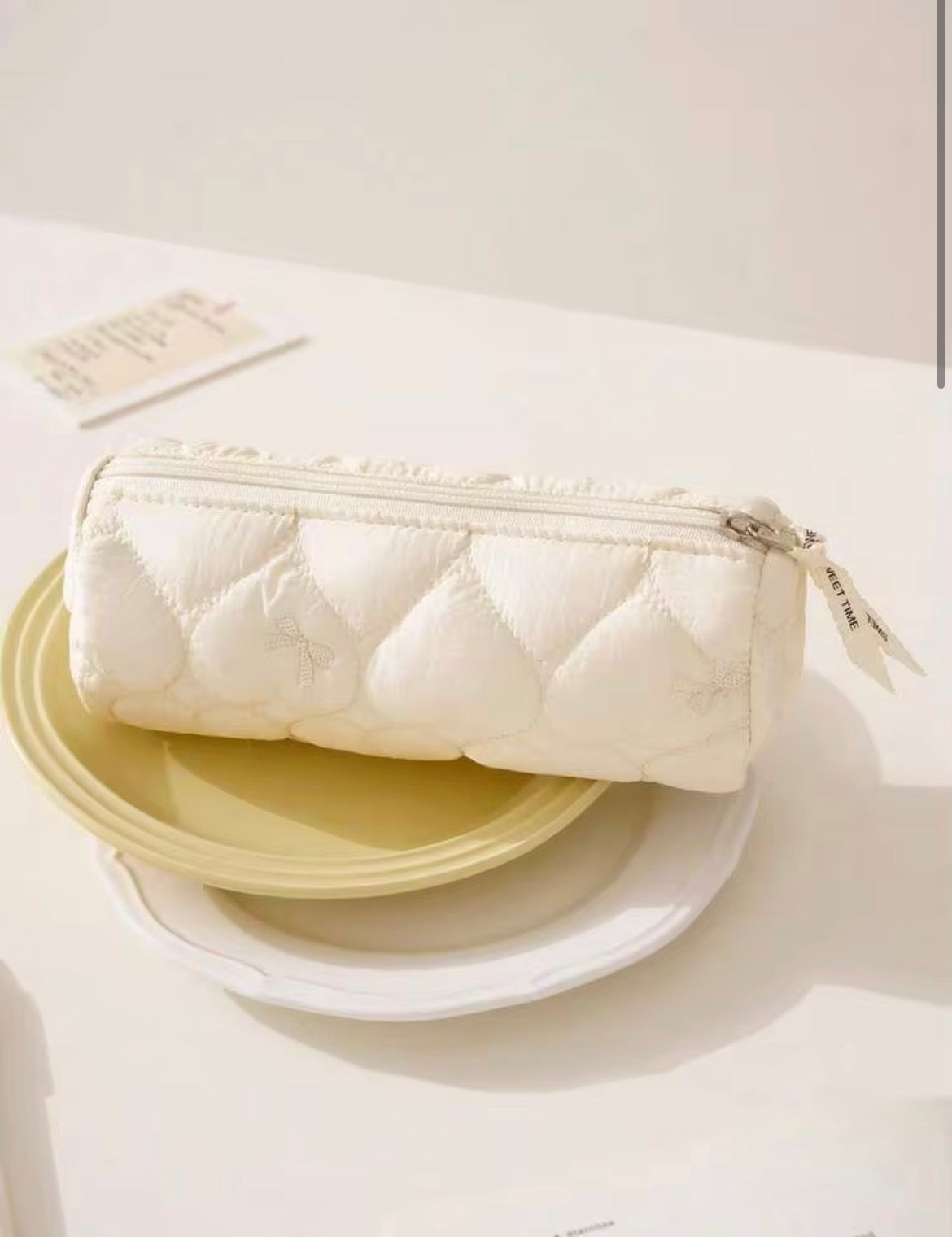 Sugar Puff Quilted Pouch