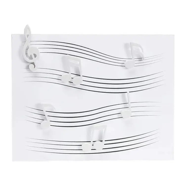 3D Musical Notes Refrigerator Magnet | Set of 6