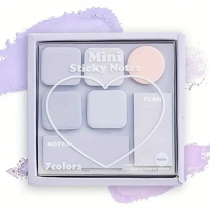 Mini Pastel Sticky Notes set