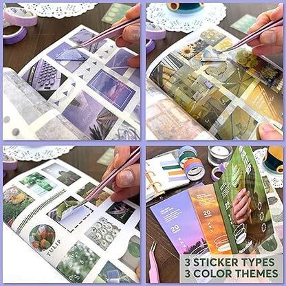 Pastel Poise color themed Sticker book