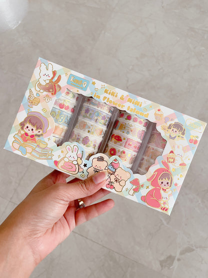 Sweet Whimsy Gold Foil Washi Tape Set (Pack of 20)