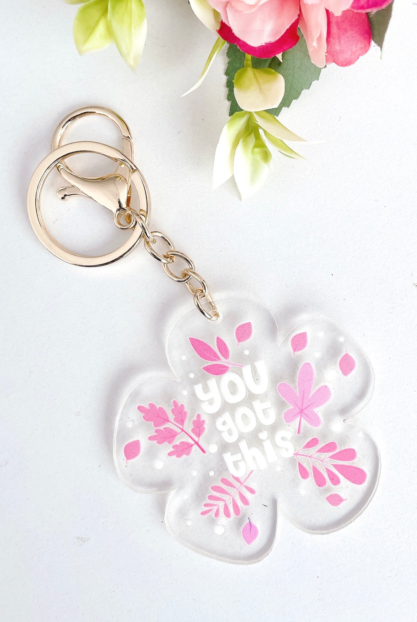 Bloom & Believe Acrylic Keychain
