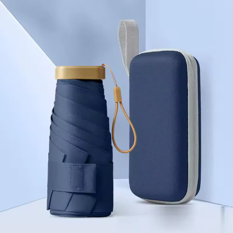Subtle Shades Ultra compact pastel umbrella with case | For rains and sunny day | UV Protection