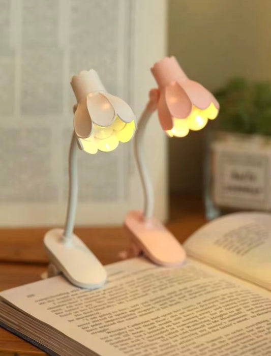 Petal Glow Mini Clip-On Book Light