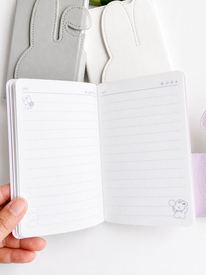Bunny Hugs Magnetic Notebook
