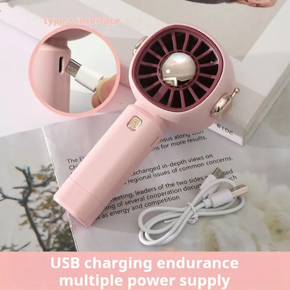 Sweet Breeze 3-in-1 Mini Fan – Portable, Handheld & Desktop Cooling Fan (USB Rechargeable)