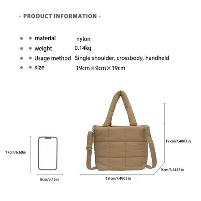 Puff & Go Quilted Crossbody Bag