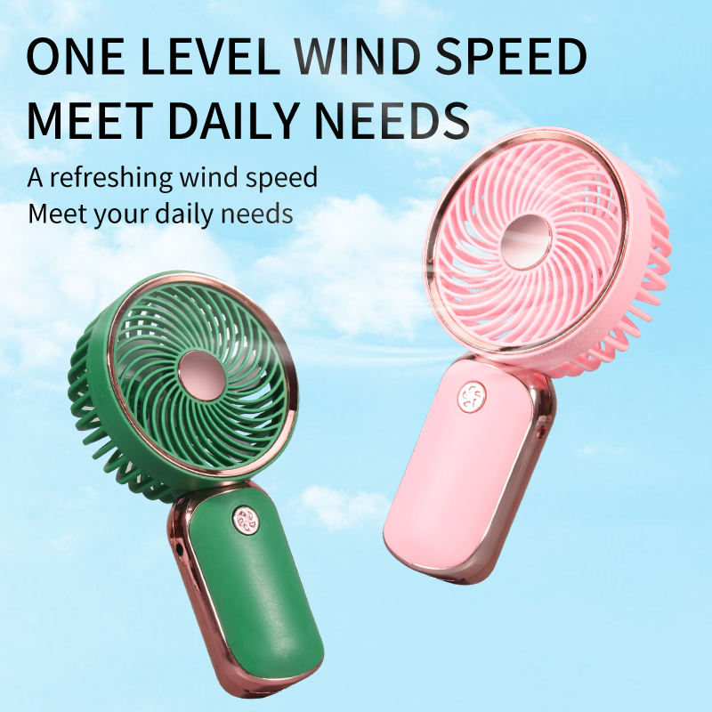 Cooly Pie Mini Fan – Portable, Handheld & Desktop Cooling Fan (USB Rechargeable)