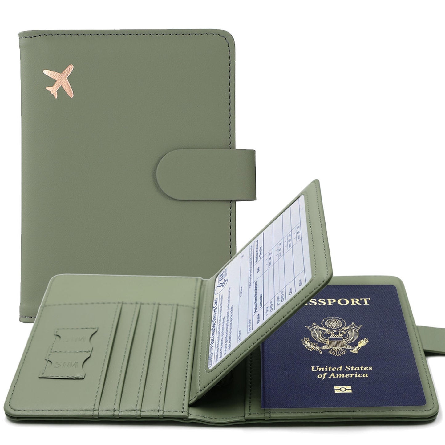 Soft Voyage RFID Blocking Multi Compartment Pastel Passport Wallet Holder Organiser | PU Leather