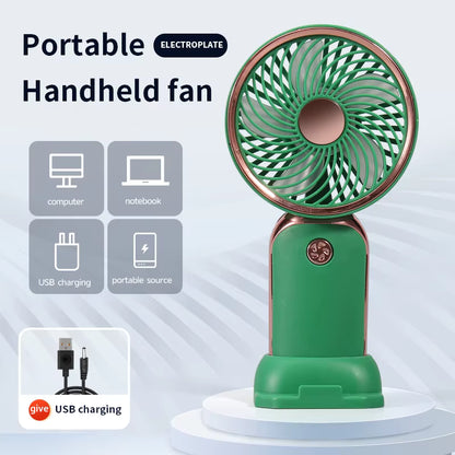 Cooly Pie Mini Fan – Portable, Handheld & Desktop Cooling Fan (USB Rechargeable)