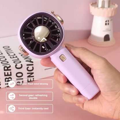 Sweet Breeze 3-in-1 Mini Fan – Portable, Handheld & Desktop Cooling Fan (USB Rechargeable)