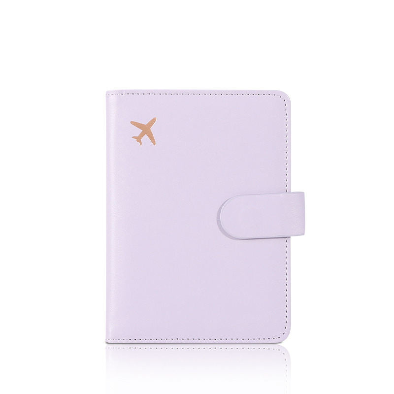 Soft Voyage RFID Blocking Multi Compartment Pastel Passport Wallet Holder Organiser | PU Leather
