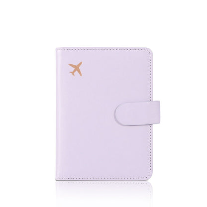 Soft Voyage RFID Blocking Multi Compartment Pastel Passport Wallet Holder Organiser | PU Leather