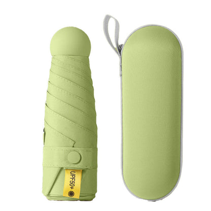 Soft hued pastel capsule umbrella with Box | For rains and sunny day