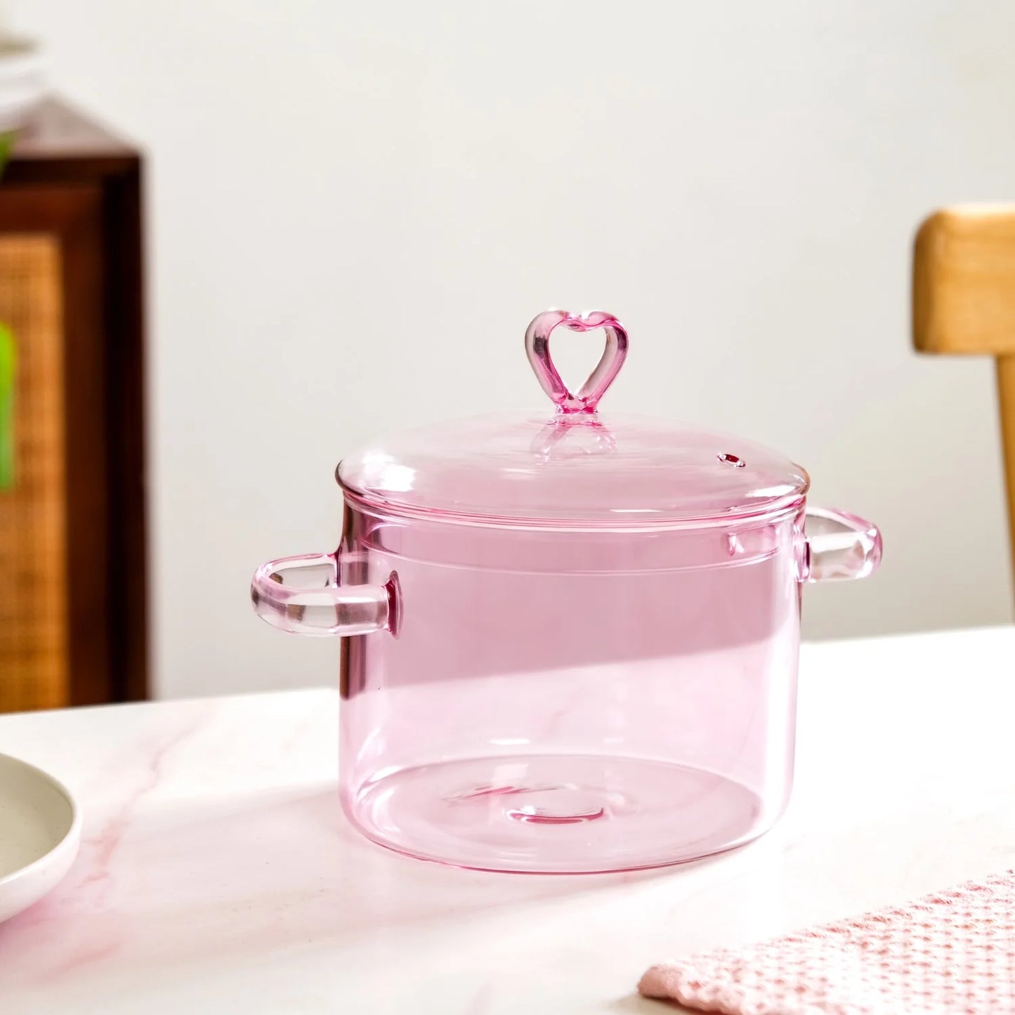 Love Simmer Borosilicate Glass Cooking Pot | 1.8 L