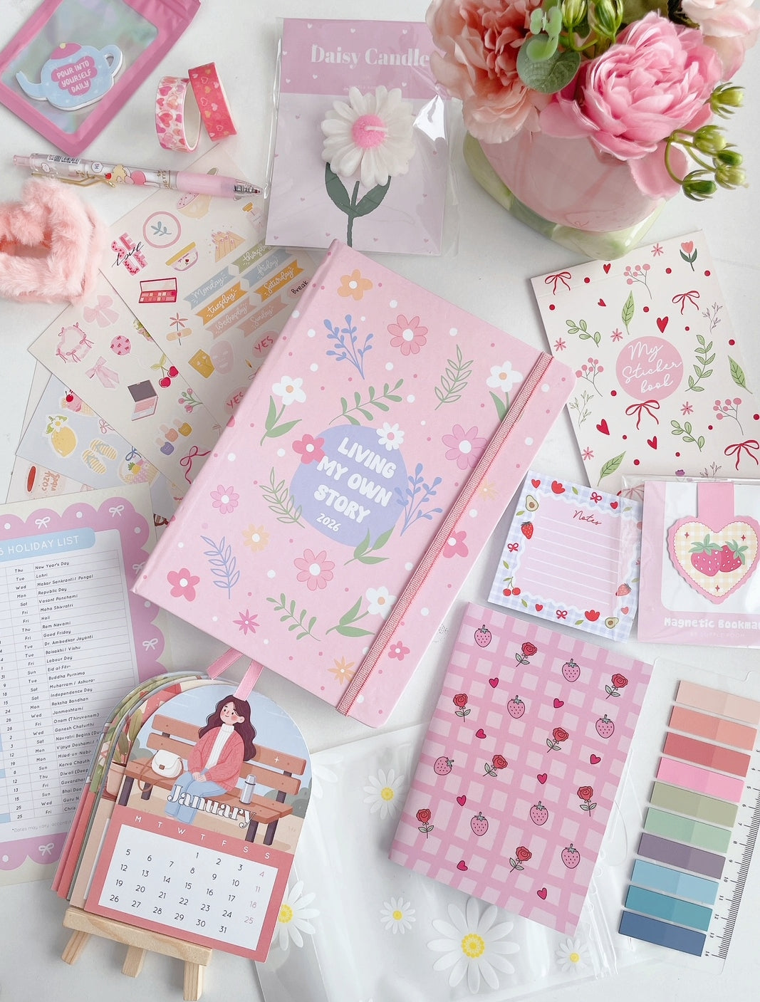 My Pretty Little Life 2026 Annual Planner Bundle | Living my own story