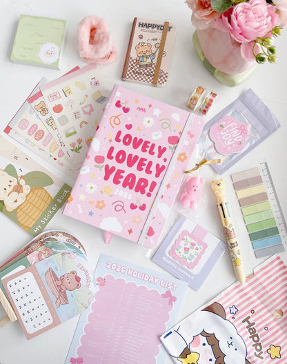 My Cozy Life 2026 Annual Planner Bundle | Lovely Lovely Year