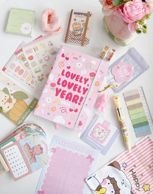 My Cozy Life 2026 Annual Planner Bundle | Lovely Lovely Year