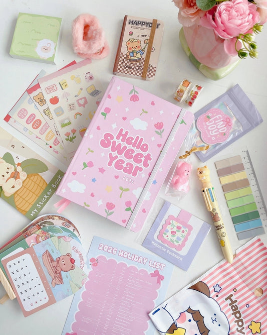 My Cozy Life 2026 Annual Planner Bundle | Hello Sweet Year