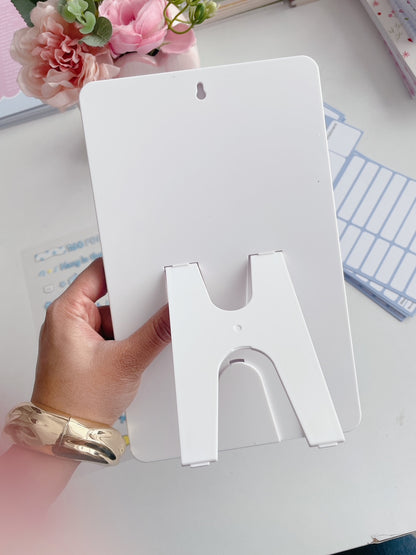 Reusable Sliding Daily Checklist Board with Blank Paper Inserts + Stickers