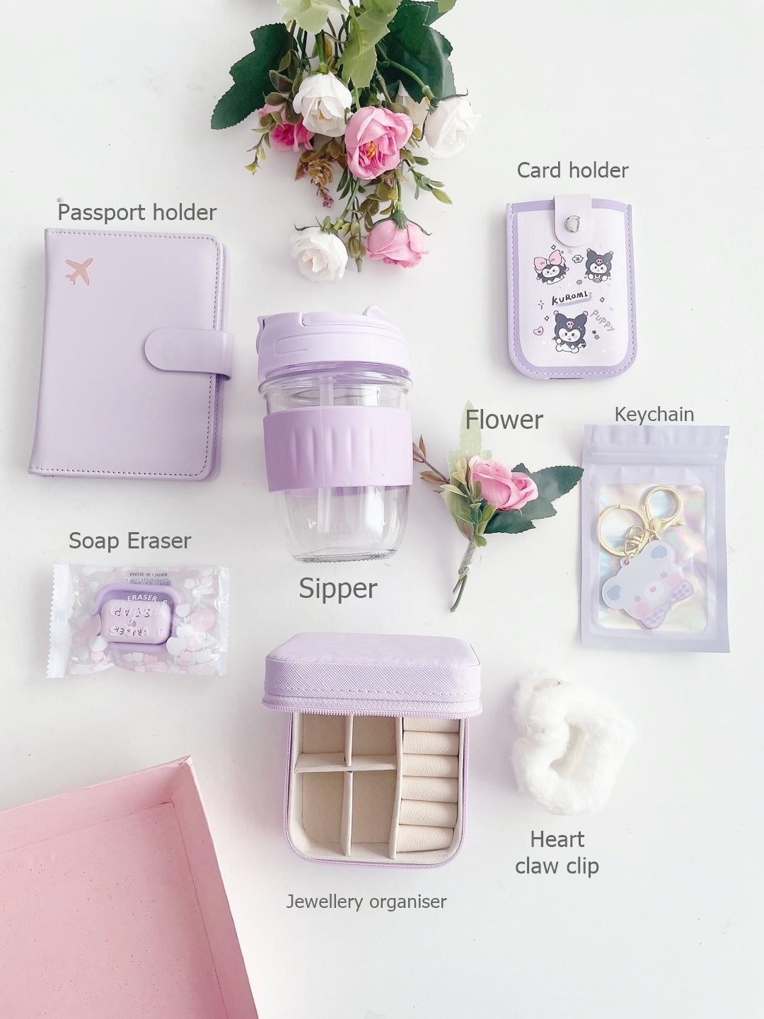 The Sweet Hues Hamper | Pink/ Lavender/ Blue