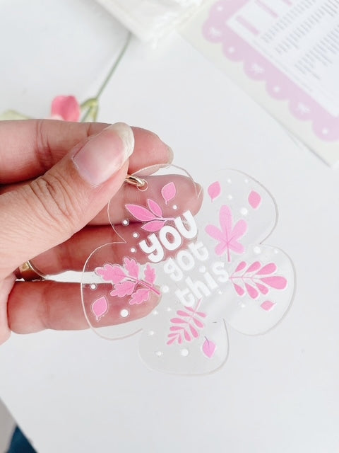 Bloom & Believe Acrylic Keychain