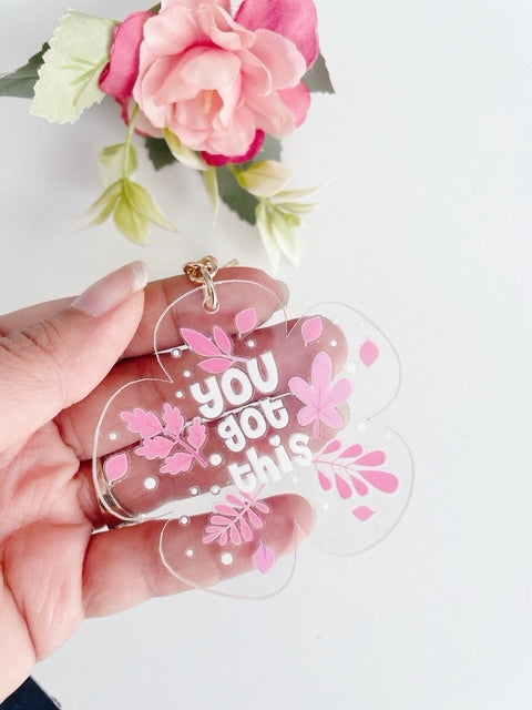 Bloom & Believe Acrylic Keychain
