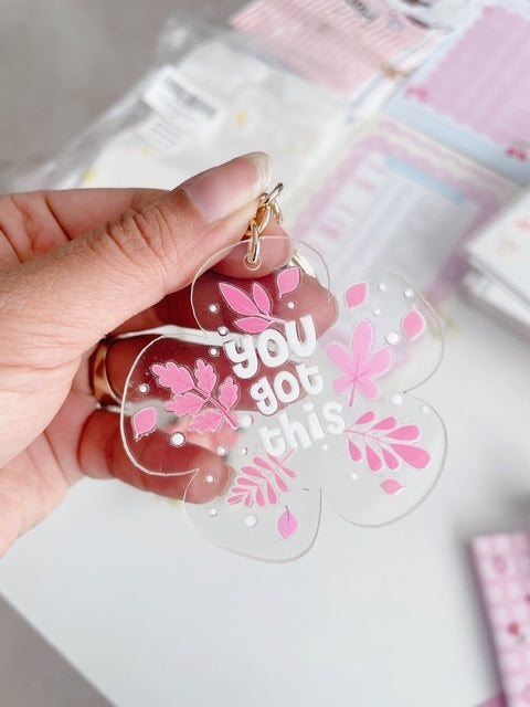 Bloom & Believe Acrylic Keychain