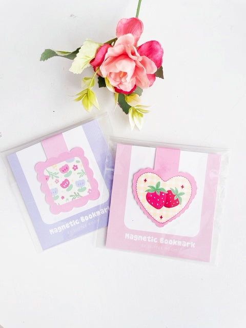 Sweet Garden Magnetic Bookmark Duo 🌸