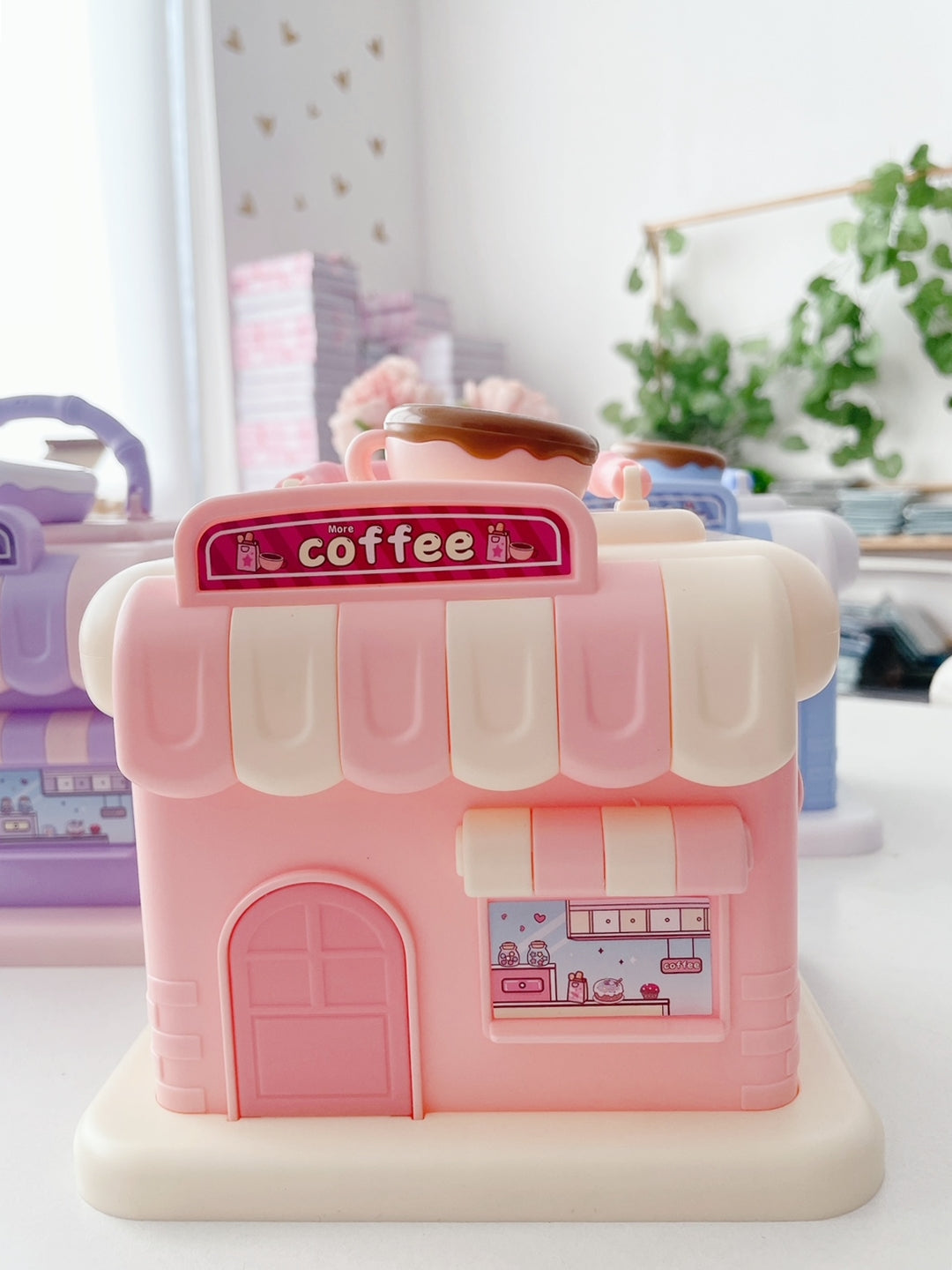 Pastel Coffee Shop Savings Bank