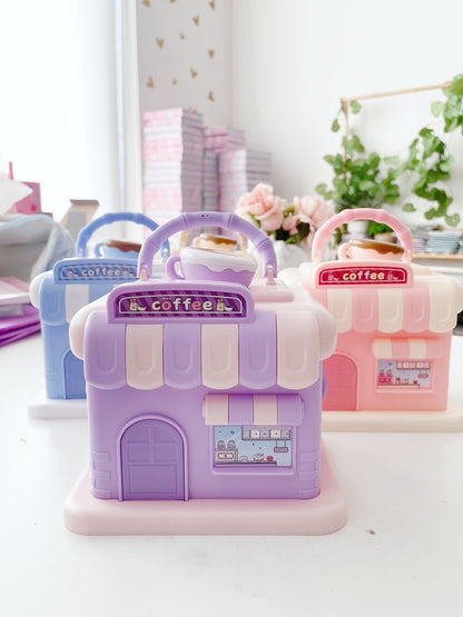 Pastel Coffee Shop Savings Bank