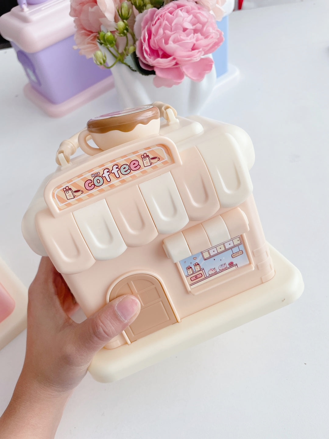 Pastel Coffee Shop Savings Bank