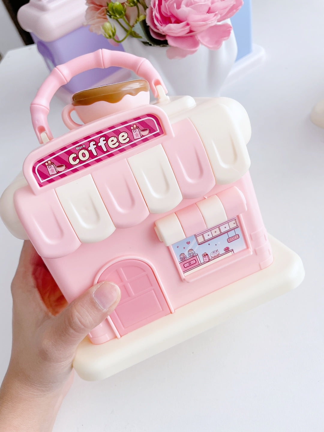 Pastel Coffee Shop Savings Bank