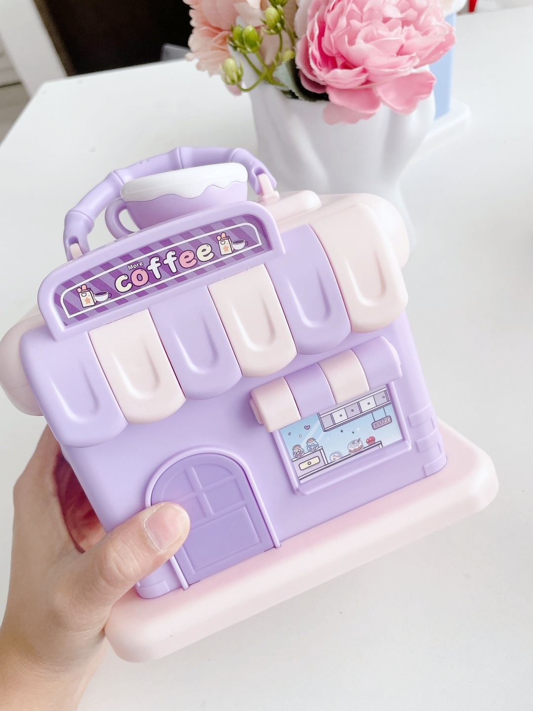 Pastel Coffee Shop Savings Bank