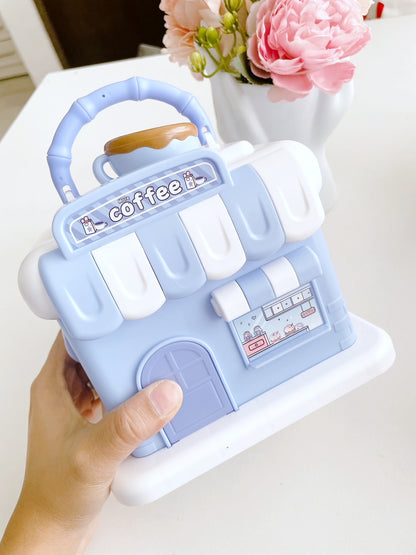 Pastel Coffee Shop Savings Bank