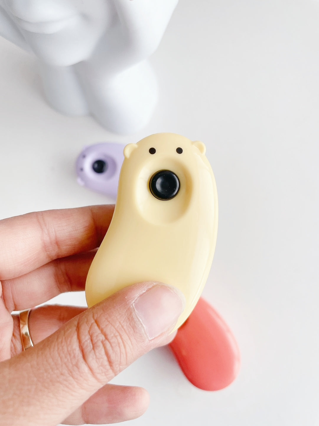 Press & Pop Bear Eraser