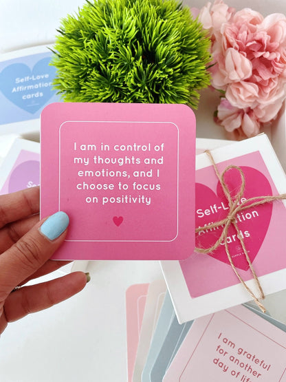 Self-Love Affirmation Cards with easel